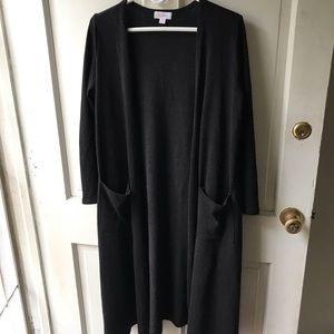 Graphite Duster Sweater Lularoe Size M